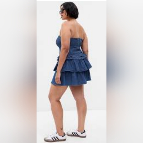 Gap × LoveShackFanct Denim Mini Dress - Picture 4 of 4